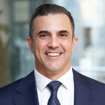 Portrait photograph of Gerald Carides